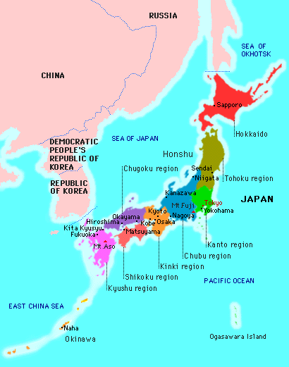 Mapa de regiones